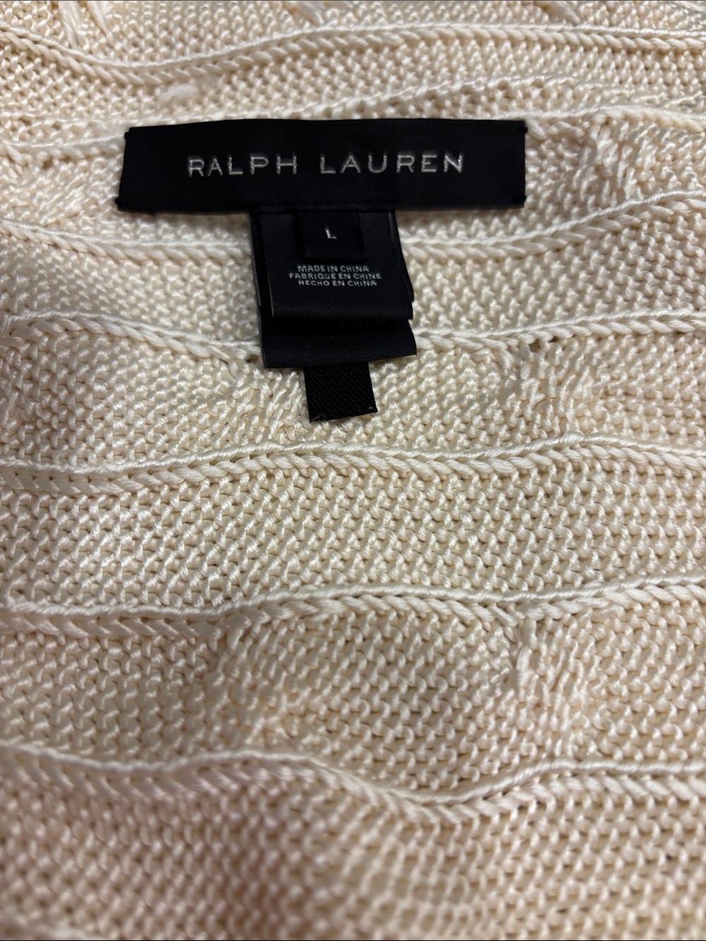 Silk Ivory Ralph Lauren Black Label Draped Shawl Collar & Open Front - Picture 4 of 5